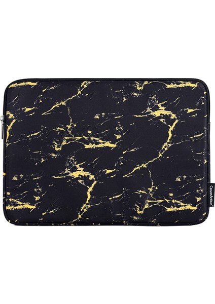 H32-01 Mermer Desenli 13 Inç Dizüstü Kol Çizilmez Taşıma Darbeye Dalı Dizüstü Bilgisayar Taşınabilir Saklama - Sarı/siyah (Yurt Dışından)