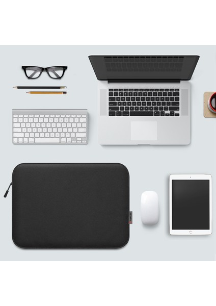 Haweel HWL7016 Macbook Pro 15 Inç (2016) / (2018-2019) / 16 Inç (2022) Darbeye Dalı Fermuarlı Kol Çizilmeye Dalı Taşıma (40,5 x 29,5 Cm, 15-16,7 Inç) - Siyah (Yurt Dışından) fiyatları
