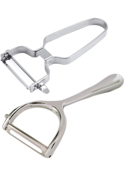 2pcs Sebze Meyve Soyucu 2&#39 Den 2 Meyve ve Bitkisel Dilimce Planer Patates Havuç Öğütücü (Yurt Dışından)