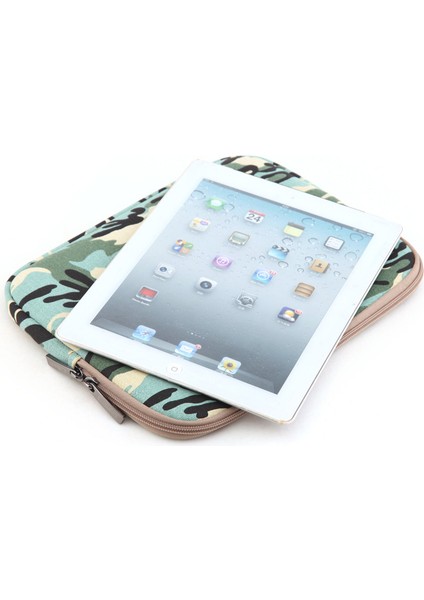 Lısen 13 Inç Cool Kamuflaj Dizüstü Bilgisayar Kılıfı Kılıfı, Boyut: 34,5 x 24,5 x 2 cm - Yeşil (Yurt Dışından) fiyatları