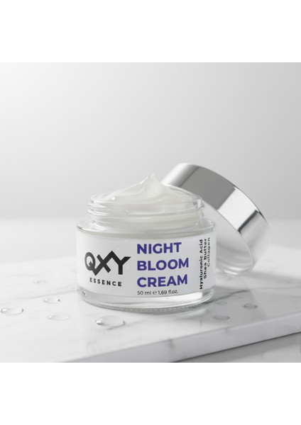 Night Bloom Cream - Yaşlanmaya Karşı Onarıcı Gece Kremi - Soft Touch - Hyaluronic Acid + Shea Butter + Collagen - Cam Kavanoz 50 ml fiyatları