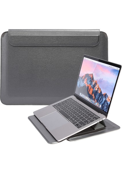 F-108 Manyetik Çanta Su Geçirmez Dizüstü Bilgisayar Ayaklı Kılıf 13,3-14 Inç Dizüstü Bilgisayarlar Için - Siyah (Yurt Dışından) fiyatları