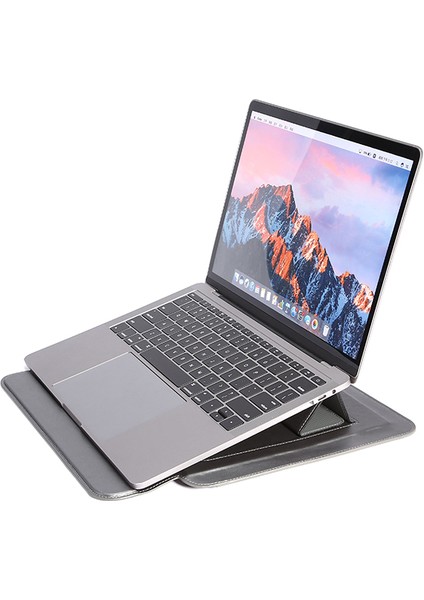 F-108 Manyetik Çanta Su Geçirmez Dizüstü Bilgisayar Ayaklı Kılıf 13,3-14 Inç Dizüstü Bilgisayarlar Için - Siyah (Yurt Dışından) indirimleri