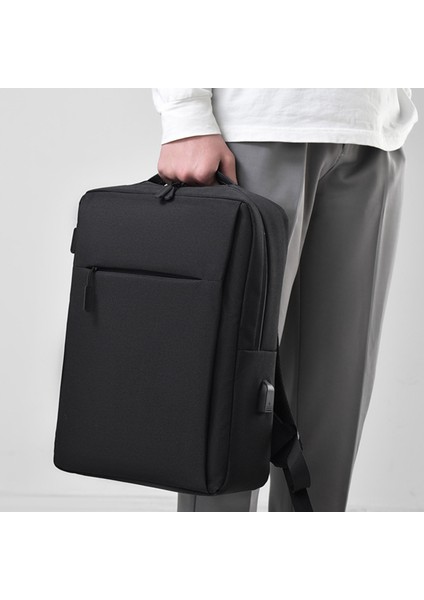 Kalusı Suya Dalı Dalı Sırt Çantası Oxford Kumaş Çanta 15 Inç Dizüstü Bilgisayar Için - Siyah (Yurt Dışından) fiyatları