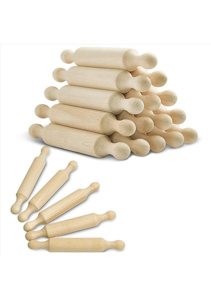 75 Adet Ahşap Mini Yuvarlanma Pimi 6 Inç Uzunluğunda Mutfak Pişirme Pimi Küçük Ahşap Hamur Silindiri Çocuklar Için Fondan (Yurt Dışından) fiyatları