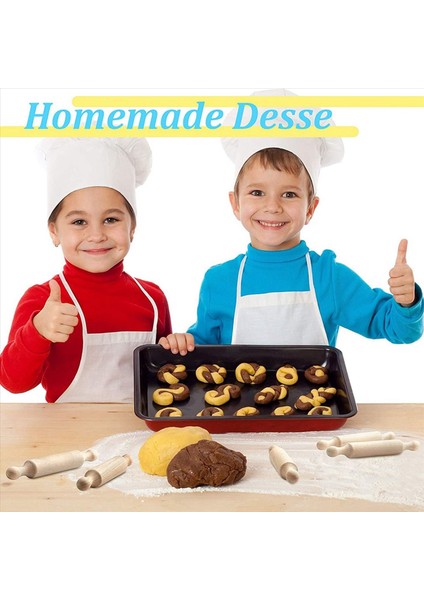 75 Adet Ahşap Mini Yuvarlanma Pimi 6 Inç Uzunluğunda Mutfak Pişirme Pimi Küçük Ahşap Hamur Silindiri Çocuklar Için Fondan (Yurt Dışından) fırsatları