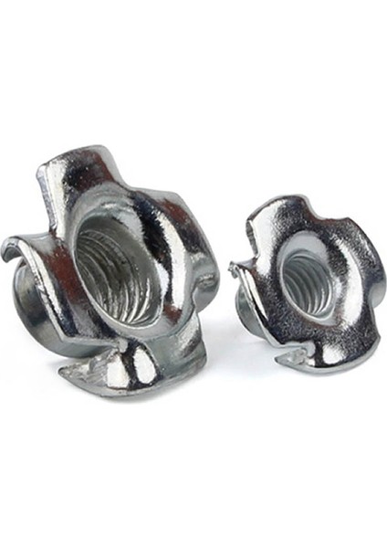 50PCS M8 Metal Esir T Fındık Pronged Tee Fındık Metrik ve 5pcs Ahşap Delik Matkap Ucu 8mm Şaft Konterin Matkap Ucu (Yurt Dışından) fırsatları