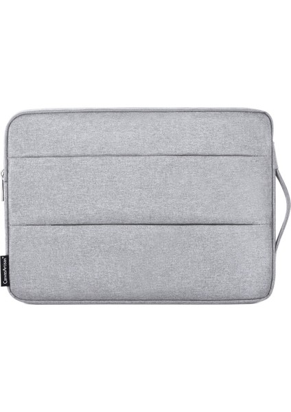 Canvasartısan L25-88 Taşınabilir Taşıma Çantası 13 Inç Dizüstü Bilgisayarlar Için Çizilmez Ince Kılıf Darbeye Dalı Kol Çantası Çift Keseli/sap Askılı - Açık Gri (Yurt Dışından)