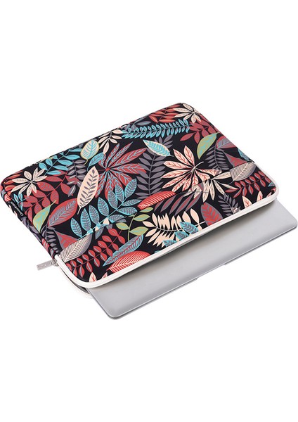 Canvasartısan H30-11 Yaprak Baskılı Çizilmeye Dalı Dizüstü Bilgisayar Kılıfı Polyester Fermuarlı Dizüstü Bilgisayar Çantası - Mavi/15 Inç Dizüstü Bilgisayarlar Için (Yurt Dışından) fiyatları