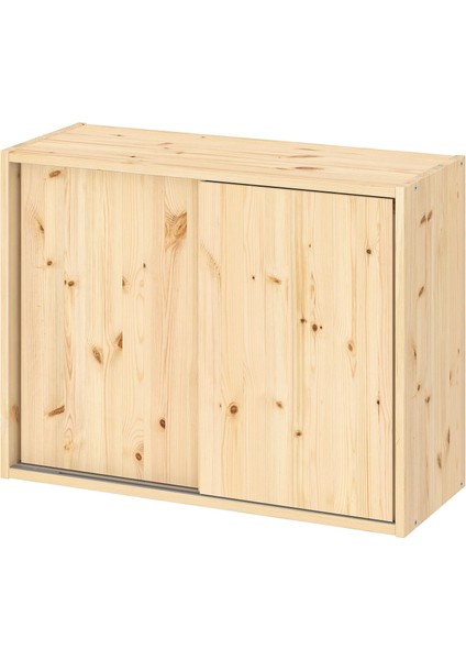 Ivar Sürgü Kapaklı Dolap Çam 80 x 30 x 60 cm