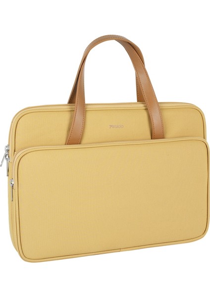 Yesıdo WB35 14 Inç - 16 Inç Yumuşak Astarlı Darbeye Dalı Dizüstü Bilgisayar Çantası - Sarı (Yurt Dışından)
