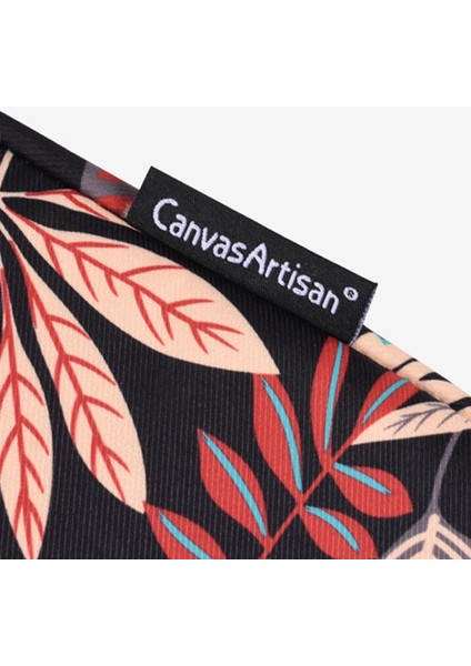 Canvasartısan 13 Inç Dizüstü Bilgisayar Fermuarlı Kılıfı Renkli Yaprak Baskılı Dizüstü Bilgisayar Koruyucu Kılıf Taşıma Çantası - H30-01 (Yurt Dışından) fırsatları