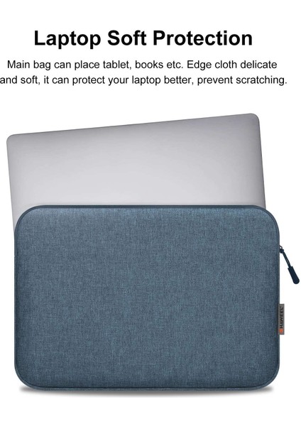 Haweel HWL7014 Retina Ekranlı 12 Inç MacBook (2015) / 13 Inç MacBook Air (2022) / (2020) / (2018) Çizilmez Taşıma Koruyucu Kol (34 x 25 Cm, 12,5-13,5 Inç) - Mavi (Yurt Dışından) fırsatları