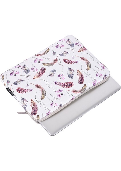 Canvasartısan H9-01 Dizüstü Bilgisayar Kılıfı Windbell Tüy Desenli Koruyucu Dizüstü Bilgisayar Çantası Bilgisayar Kılıfı - Beyaz/14 Inç (Yurt Dışından) modelleri