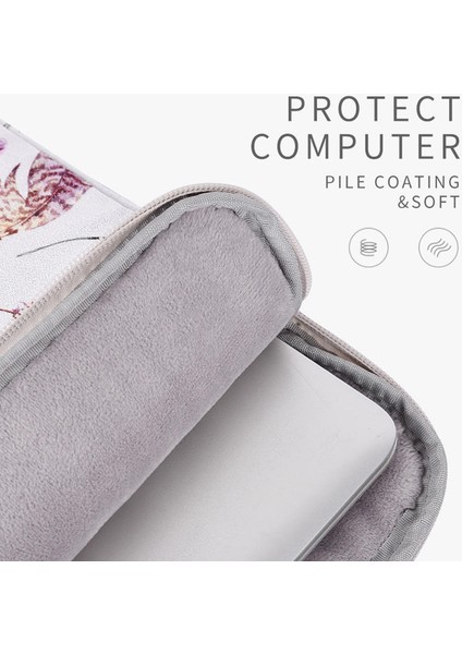 Canvasartısan H9-01 Dizüstü Bilgisayar Kılıfı Windbell Tüy Desenli Koruyucu Dizüstü Bilgisayar Çantası Bilgisayar Kılıfı - Beyaz/14 Inç (Yurt Dışından) indirimleri