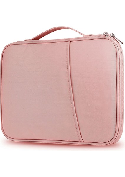 10,5-11 Inç Dizüstü Bilgisayar Sap Çantası Dizüstü Bilgisayar Taşınabilir Taşıma Çantası Naylon Saklama Çantası - Pembe (Yurt Dışından)