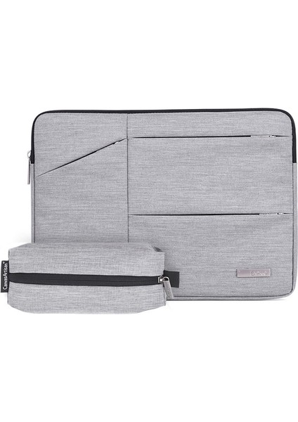 Canvasartısan L2-108 Ultra Ince Dizüstü Bilgisayar Çantası Ince Fermuarlı Not Defteri Taşıma Çantası ve 11" Bilgisayarlar Için Mini Saklama Çantası - Açık Gri (Yurt Dışından)