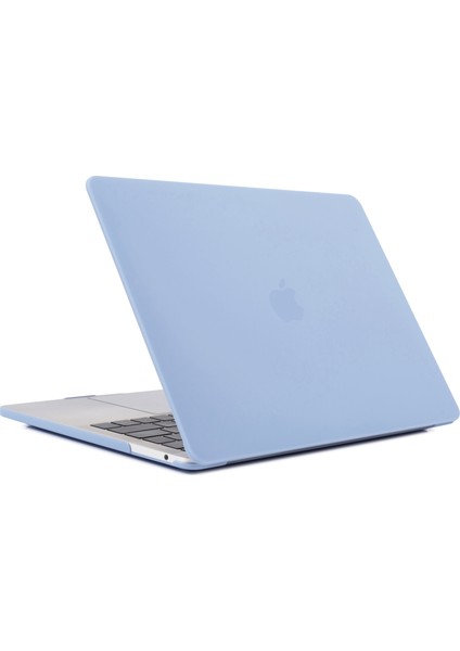 Mat Pc Ön ve Arka Koruyucu Telefon Kılıfı Cep Telefonu Çantası Kabuğu MacBook Pro 13 Inç A1706 / A1708 / A1989 / A2159 / A2251 / A2289 / A2338 - Bebek Mavisi (Yurt Dışından) modelleri