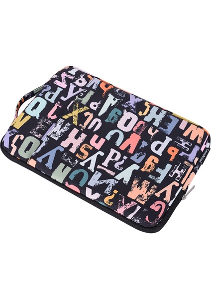 Canvasartısan H18-89 Yumuşak Astarlı 12 Inçlik Not Defteri Suluboya Harf Desenli Fermuarlı Çanta Dizüstü Bilgisayar Çantası (Yurt Dışından) indirimleri