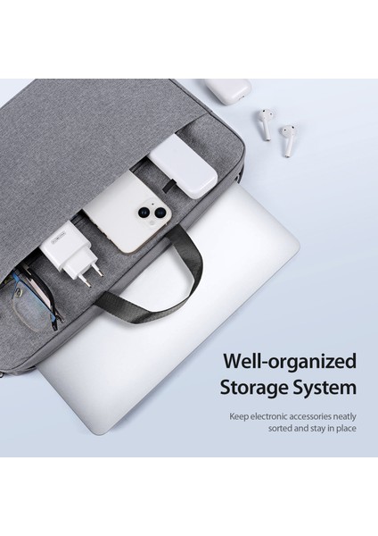 Dux Ducıs Lbta Serisi 13-13,9 Inç Dizüstü Bilgisayar Çantası Yatay Dizüstü Bilgisayar Taşıma Çantası - Koyu Gri (Yurt Dışından) fırsatları