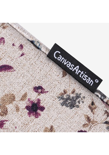 Canvasartısan H2-12 Çiçek Desenli Kanvas Dizüstü Bilgisayar Çantası Ince Fermuarlı Saklama Kesesi 11 Inç Dizüstü Bilgisayar Için (Yurt Dışından) fırsatları