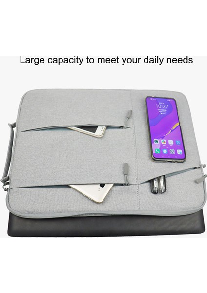 Yolıno QY-C009 Düşmeye Karşı Dalı Taşıma Çantası, 3 Dış Kese/saplı, 11,6 Inç Dizüstü Bilgisayarlar Için Aşınmaya Dalı Kol Çantası, Taşınabilir Saklama Çantası - Gri (Yurt Dışından) fırsatları