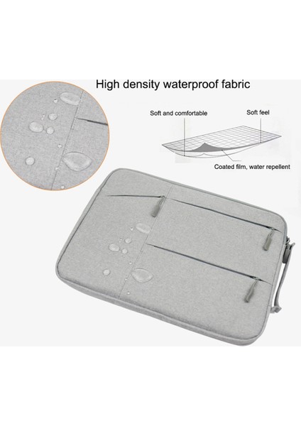 Yolıno QY-C009 Düşmeye Karşı Dalı Taşıma Çantası, 3 Dış Kese/saplı, 11,6 Inç Dizüstü Bilgisayarlar Için Aşınmaya Dalı Kol Çantası, Taşınabilir Saklama Çantası - Gri (Yurt Dışından) indirimleri