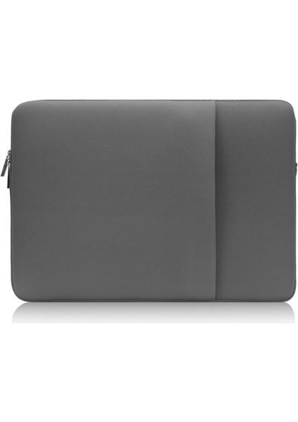 Enze 3061 15,8 Inç Dizüstü Bilgisayar Çantası Su Geçirmez Dizüstü Bilgisayar Çift Fermuarlı Koruyucu Kılıf Taşıma Çantası - Gri (Yurt Dışından)