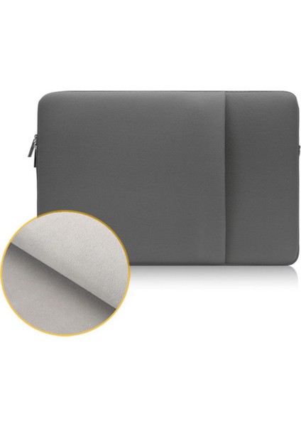 Enze 3061 15,8 Inç Dizüstü Bilgisayar Çantası Su Geçirmez Dizüstü Bilgisayar Çift Fermuarlı Koruyucu Kılıf Taşıma Çantası - Gri (Yurt Dışından) indirimleri