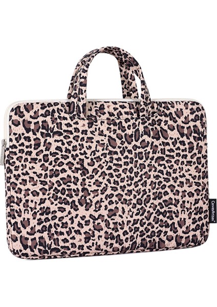 Canvasartısan H31-B01 13" Leopar Desenli Dizüstü Bilgisayar Kılıfı Fermuarlı Sağlam Saplı Dizüstü Bilgisayar Kılıfı - Pembe (Yurt Dışından) fiyatları