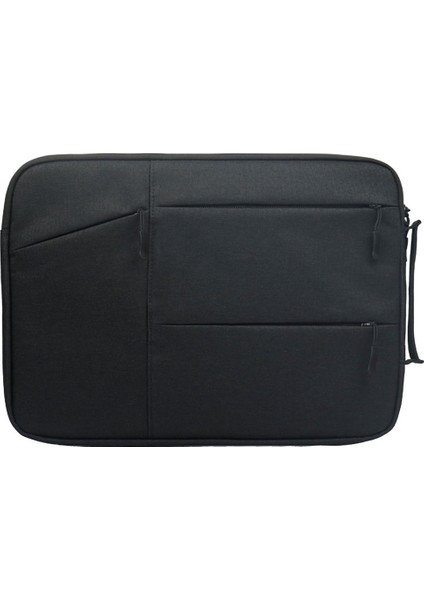 Yolıno QY-C009 Aşınmaya Dalı Taşıma Çantası Taşınabilir Kol Çantası 14 Inç Dizüstü Bilgisayarlar Için Düşmeye Lı Saklama Çantası 3 Dış Kese/saplı - Siyah (Yurt Dışından)