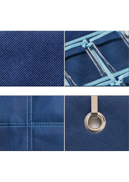 36 Cepli Şeffaf Askılı Kese Cep Telefonu Saklama Çantası Sınıf Takvimi Cep Tablosu Hesap Makinesi Tutucu - Beyaz (Yurt Dışından) fırsatları