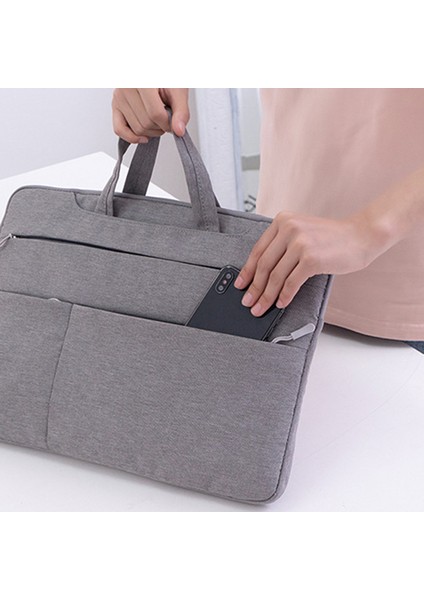 13 Inç Dizüstü Bilgisayar Koruyucu El Çantası Yumuşak Astarlı Çizilmeye Dalı Dizüstü Bilgisayar Taşıma Çantası - Siyah (Yurt Dışından) fırsatları