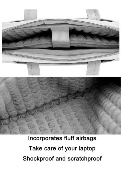 213 15,6-16,1 Inç Hava Yastıklı Dizüstü Bilgisayar Taşıma Çantası Su Geçirmez Çapraz Omuz Çantası - Pembe (Yurt Dışından) fiyatları