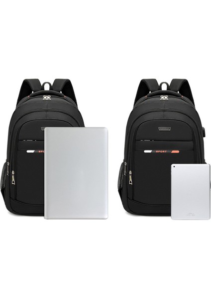 ZWX-6010 S Beden Oxford Kumaş Seyahat Sırt Çantası Çift Omuzlu USB Portlu Dizüstü Bilgisayar Çantası - Yeşil (Yurt Dışından) fırsatları