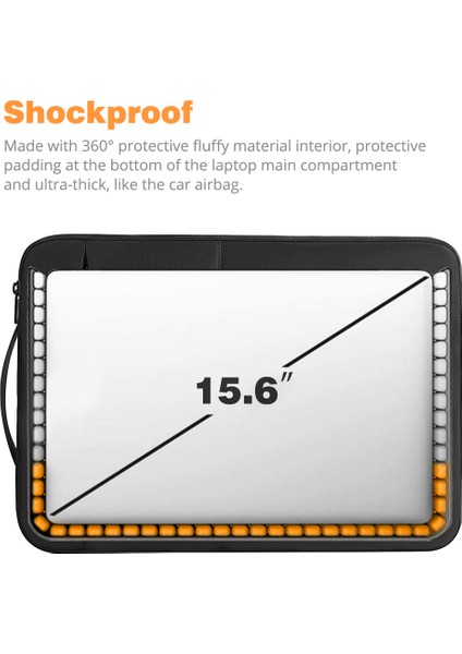 Wıwu Alpha Serisi Su Geçirmez Dizüstü Bilgisayar Çantası Hafif Kılıf 15,6 Inç Dizüstü Bilgisayarlar MacBook Için (Yurt Dışından) indirimleri