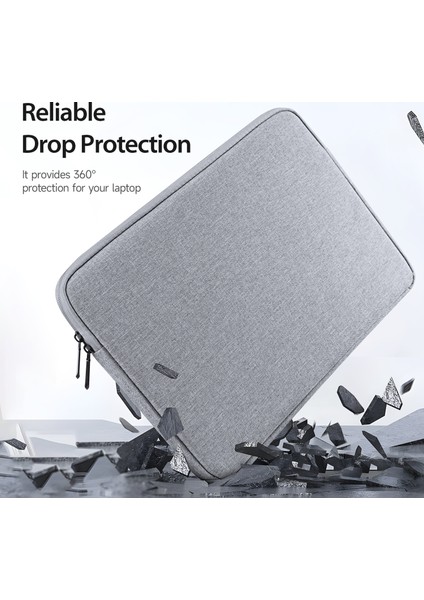 Dux Ducıs Lbda Serisi 14-15,4 Inç Dizüstü Bilgisayar Çantası Yumuşak Astarlı Dizüstü Bilgisayar Kılıfı - Açık Gri (Yurt Dışından) indirimleri