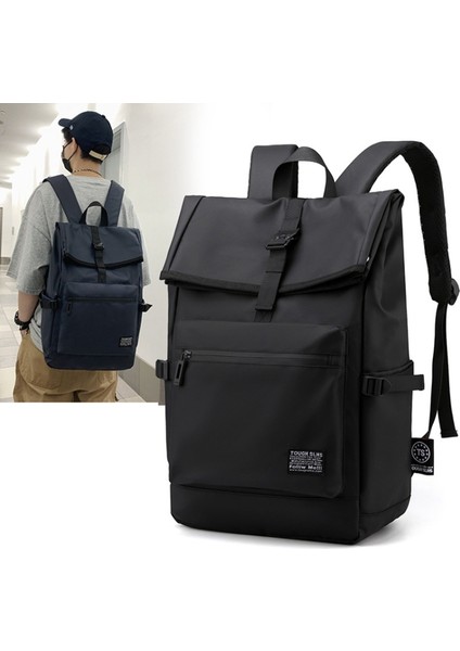 16 Inç Dizüstü Bilgisayar Sırt Çantası Büyük Kapasiteli Oxford Kumaş Seyahat Çantası - Mavi (Yurt Dışından) fiyatları