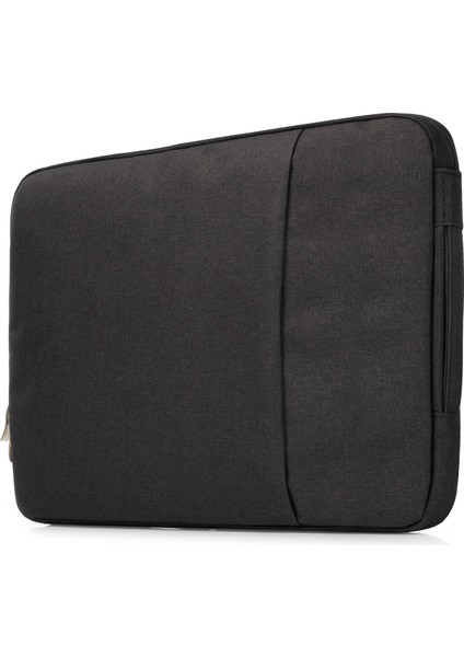 Kot Kumaş Moda 11,6 Inç Saplı Dizüstü Bilgisayar Çantası - Siyah (Yurt Dışından)