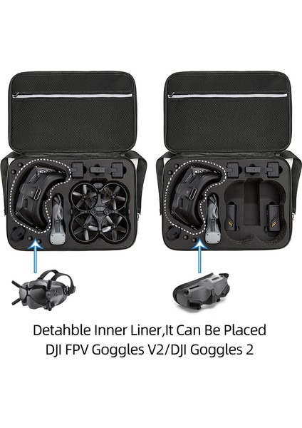 Djı Avata Fly Smart Combo Darbeye Dalı Saklama Çantası Omuz Askılı Taşınabilir Taşıma Çantası - Siyah (Yurt Dışından) indirimleri