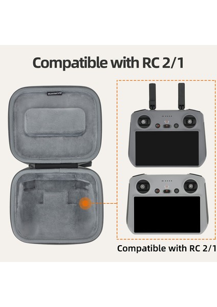 Sunnylıfe B657 Djı Rc 2/1 Uzaktan Kumanda Koruyucu Kılıf Yumuşak Astarlı Saklama Çantası (Yurt Dışından) indirimleri