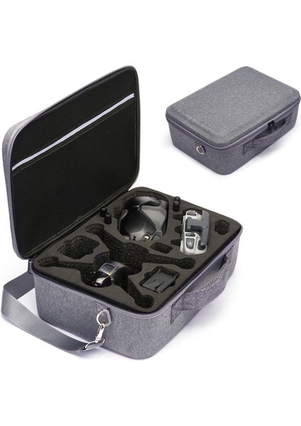 Djı Fpv Combo Drone Aksesuarları Için Taşınabilir Darbeye Dalı Saklama Çantası Taşıma Çantası Çapraz Askılı Tote Çanta - Siyah Astar (Yurt Dışından)