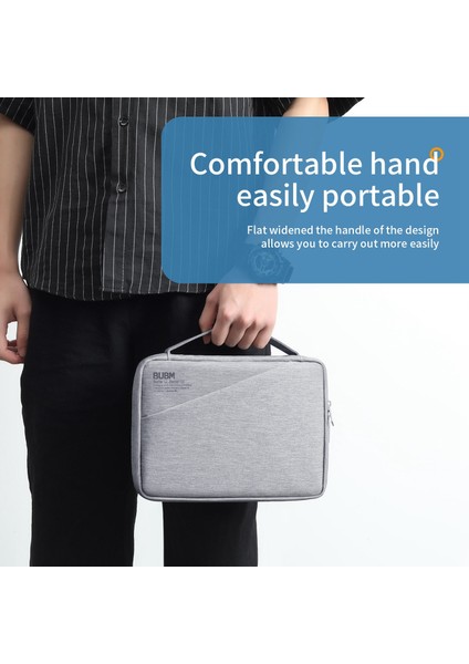 Bubm BM01101010 Büyük Kapasiteli Dijital Saklama Çantası Düzenleyici Şarj Kabloları Sabit Disk Seyahat Çantası - Gri (Yurt Dışından) fırsatları