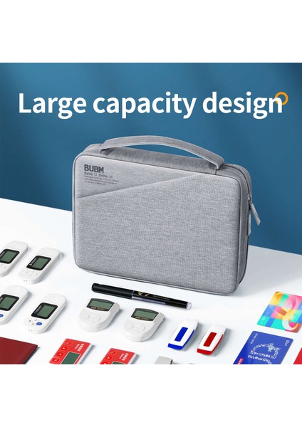 Bubm BM01101010 Büyük Kapasiteli Dijital Saklama Çantası Düzenleyici Şarj Kabloları Sabit Disk Seyahat Çantası - Gri (Yurt Dışından) indirimleri