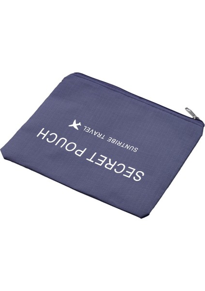 6 Parça Kare Seyahat Bagaj Saklama Çantası Giysi Düzenleyici Kese Çantası - Koyu Mavi (Yurt Dışından) modelleri