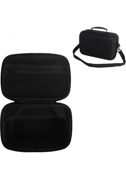 Bose Soundlink Max Bluetooth Uyumlu Hoparlör Için Sert Eva Taşıma Çantası ve Omuz Askısı - Siyah (Yurt Dışından)
