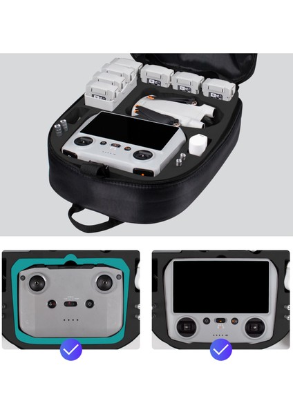 Djı Mini 3 Pro Rc Drone Sırt Çantası Saklama Kutusu Eva Sert Kabuk Geniş Açılır Tasarım Omuz Çantası El Çantası (Yurt Dışından) indirimleri