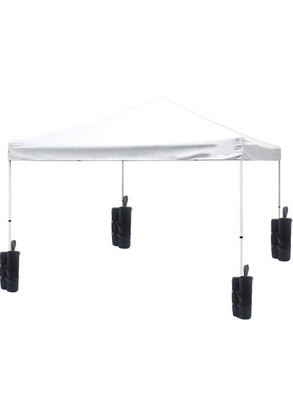 HG0209 600D Oxford Kumaş Çardak Ağırlık Çantası Kamp Çadırı Kum Torbası, Boyut S: 11,5*15,5 Inç - Siyah (Yurt Dışından) modelleri