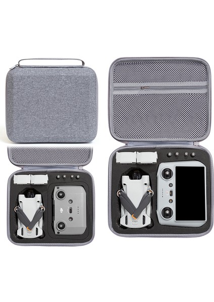 Djı Mini 3 Pro / Mini 3 Taşıma Çantası, Taşınabilir Kutu, Rc Aksesuarları, Seyahat Çantası Için Darbeye Dalı Saklama Çantası - Gri / Siyah (Yurt Dışından)