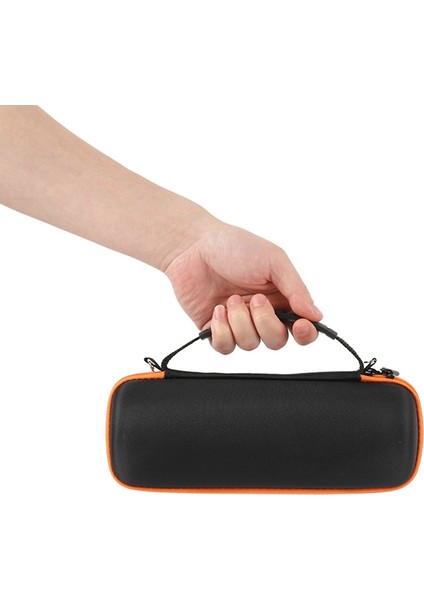 Flip 7 / Flip 6 / Flip 5 Hoparlör Kılıfı Için Darbeye Dalı Saklama Çantası, Karabina ve Omuz Askısı - Turuncu Astarlı (Yurt Dışından) fiyatları